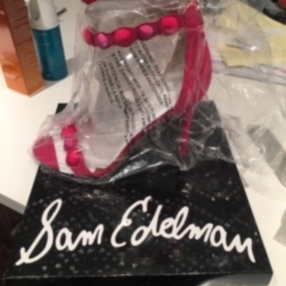 NWT Sam Edelman Addison Heel (Pink) Size 10 - Picture 4 of 4